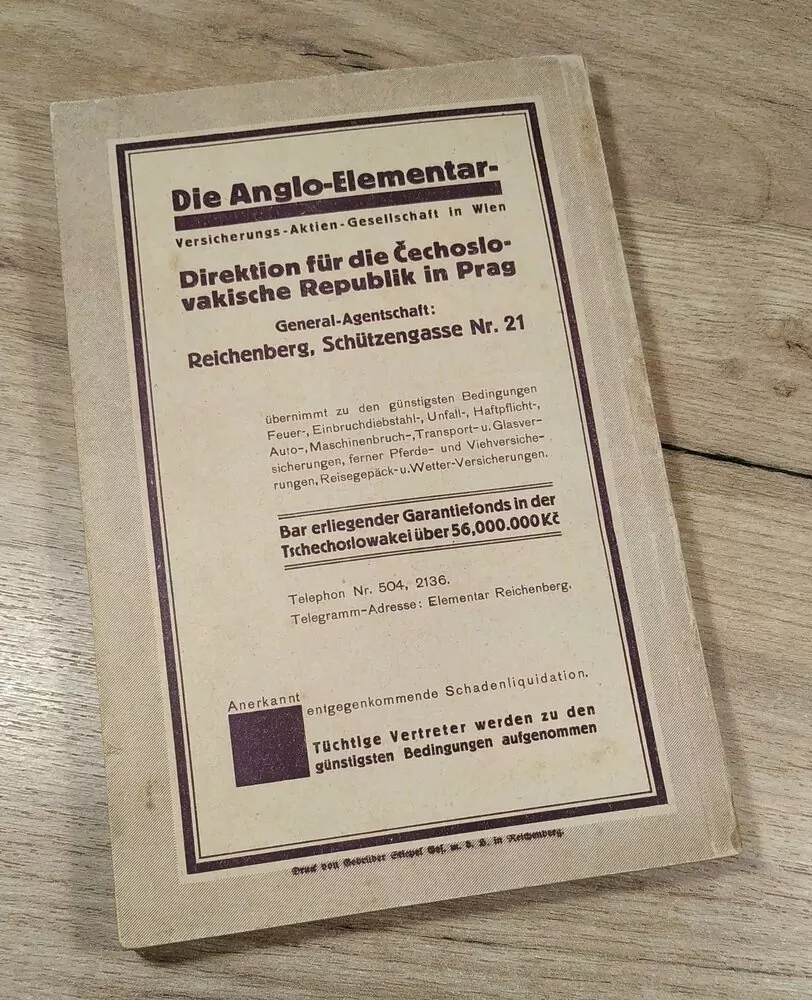 42. JAHRBUCH DES DEUTSCHEN GEBIRGSVEREINES 1932 Reichenberg u. Gablonz a/N. (Ročenka Liberec, Jablonec n/N. a okolí)