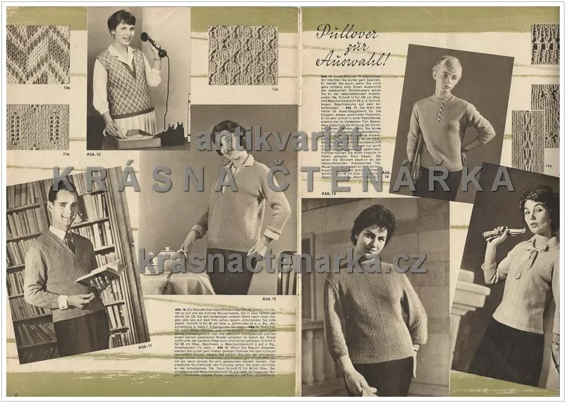 AUS GARN UND WOLLE, Handarbeitsmodelle ... Heft 40, 1959