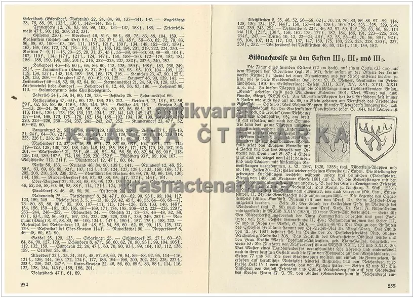HEIMATKUNDE DES KREISES REICHENBERG, Sudetenland III-1-2-3 (Liberecko)