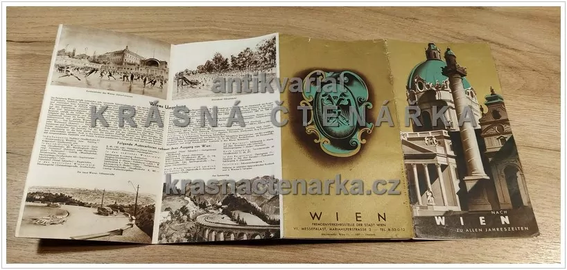 Turistický leták: NACH WIEN ZU ALLEN JAHRESZEITEN