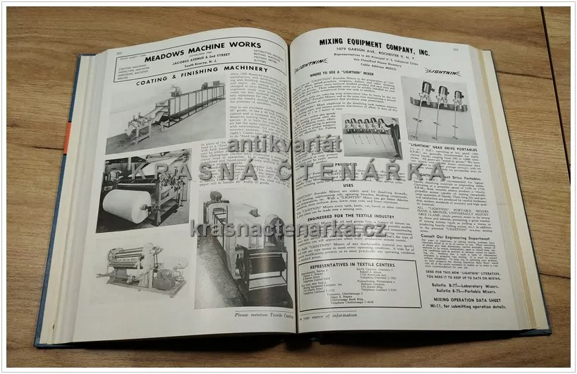 TEXTILE CATALOGS and Textile World Yearbook 1947 - 1948