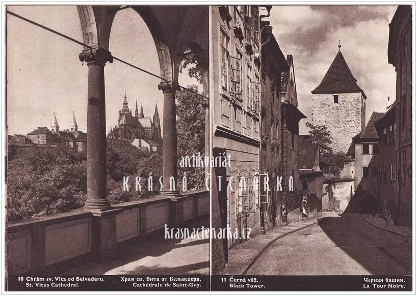 PRAHA, hlavní město Republiky československé (Leporelo se 72 ks fotografií)