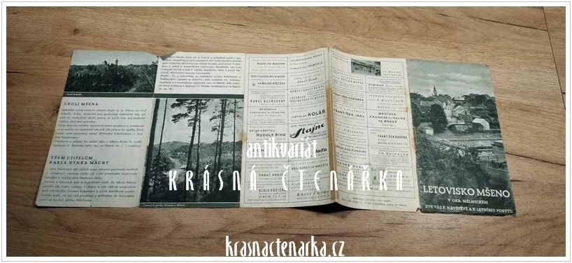 Turistický leták LETOVISKO MŠENO