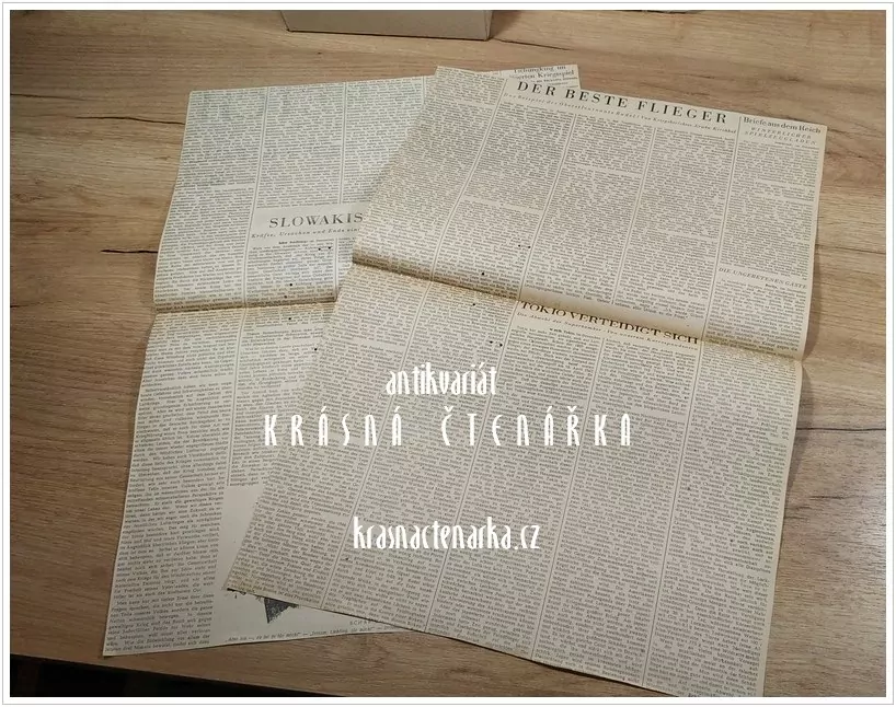 DAS REICH, Deutsche Wohenzeitung (9 ks titulních stran z roku 1944/45)