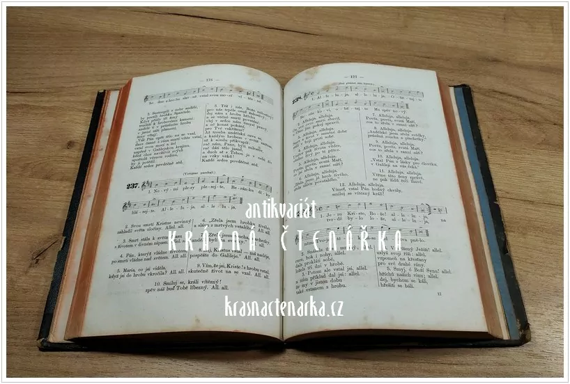 KANCIONÁL čili KNIHA DUCHOVNÍCH ZPĚVŮ pro kostelní i domácí pobožnost, vydáno 1863