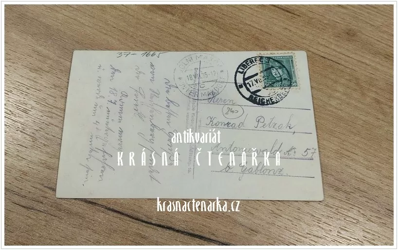 LIBEREC, Kousek radnice a náměstí