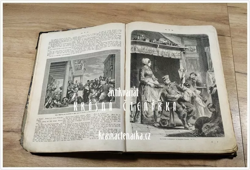 DAS BUCH FÜR ALLE,  Illustrierte Blätter zur Unterhaltung und Belehrung, vydáno 1872