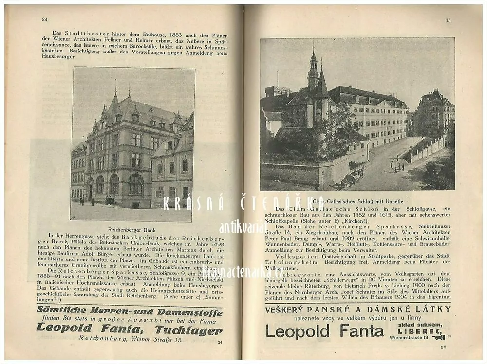 ILLUSTRIERTE FÜHRER DURCH DIE MESSESTADT REICHENBERG 1922 (Liberec)