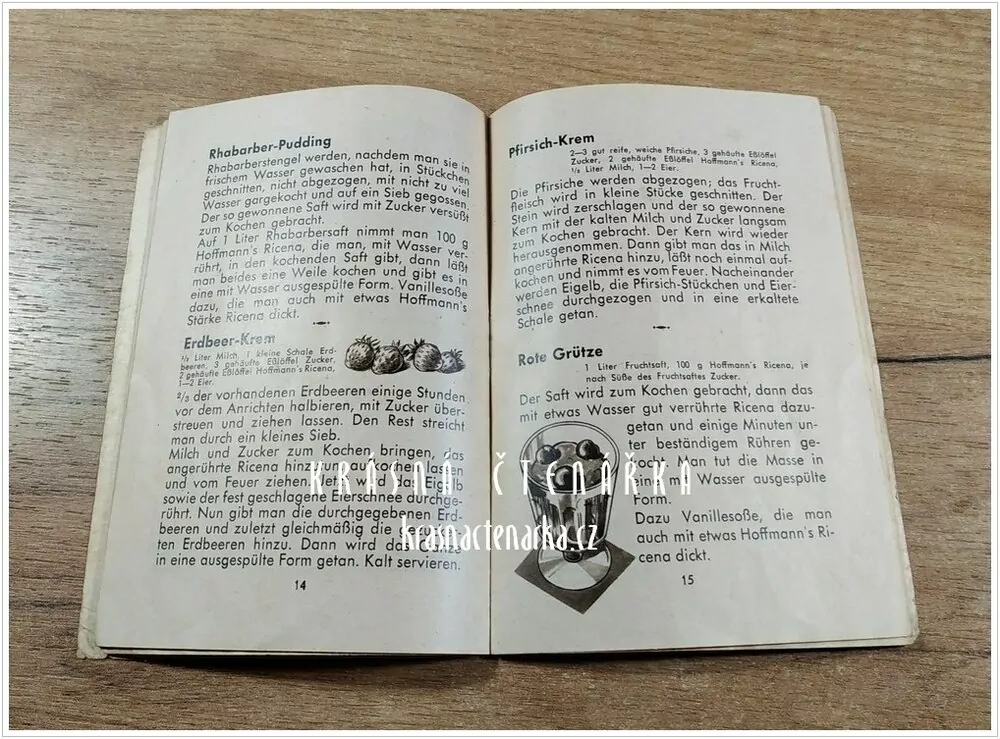 HOFFMANN’S RICENA (kuchařské předpisy, reklamní materiál)