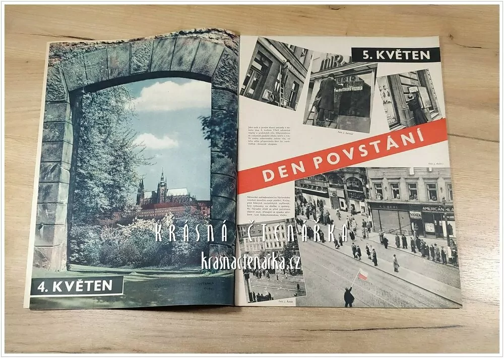 KVĚTNOVÁ REVOLUCE, obrazový památník hrdinství a slávy z velkých dnů lidového povstání