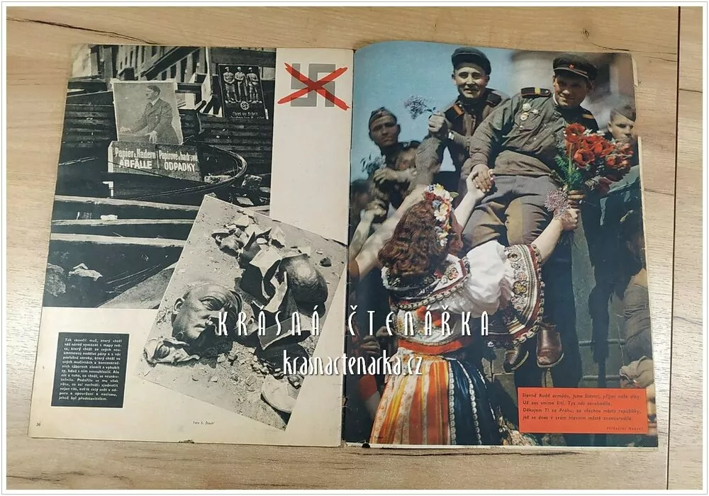 KVĚTNOVÁ REVOLUCE, obrazový památník hrdinství a slávy z velkých dnů lidového povstání