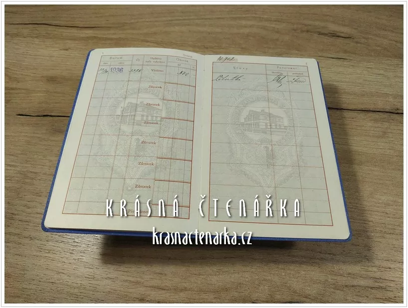 VKLADNÍ KNÍŽKA Občanské záložny, Zlonice