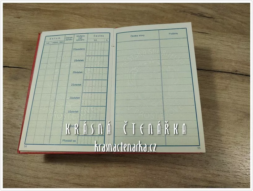 SPOŘITELNÍ KNÍŽKA Městské spořitelny v Prostějově