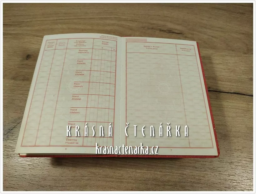 VKLADNÍ KNÍŽKA Všeobecné záložny, Zlonice