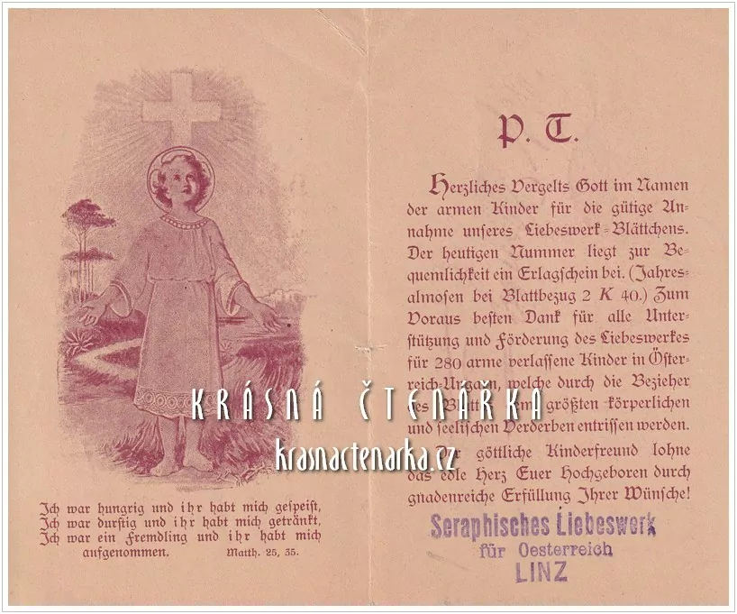 DOPISNICE Zálepka, razítko LINZ / GRAZ