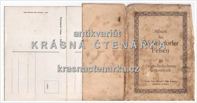 ADRŠPAŠSKÉ SKÁLY (soubor 5 ks pohlednic)