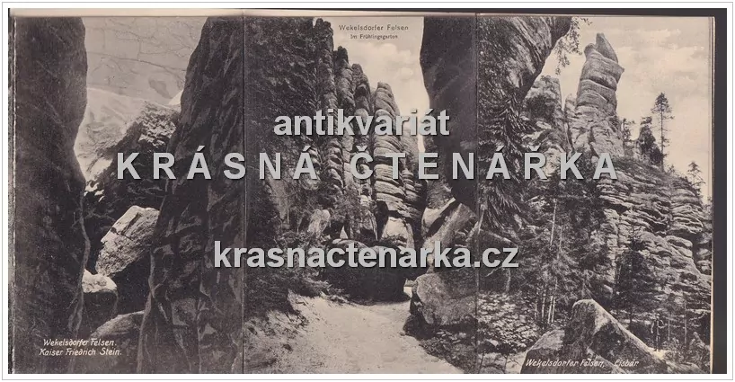 ADRŠPAŠSKÉ SKÁLY (soubor 12 ks pohlednic)