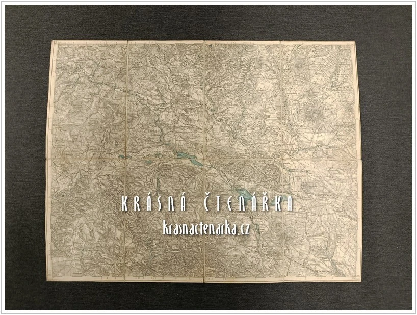 MAPA: ČESKOLIPSKO - DUBÁ, 1:75 000, z edice Lechner's General-Karten