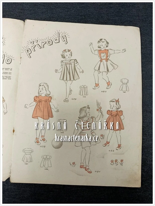 DĚTSKÁ MÓDA Léto 1947, Vydavatel Karel Berner, módní časopisy