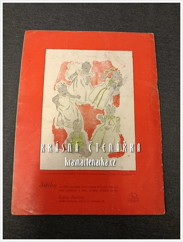 DĚTSKÁ MÓDA Jaro - léto 1946, Vydavatel Karel Berner, módní časopisy