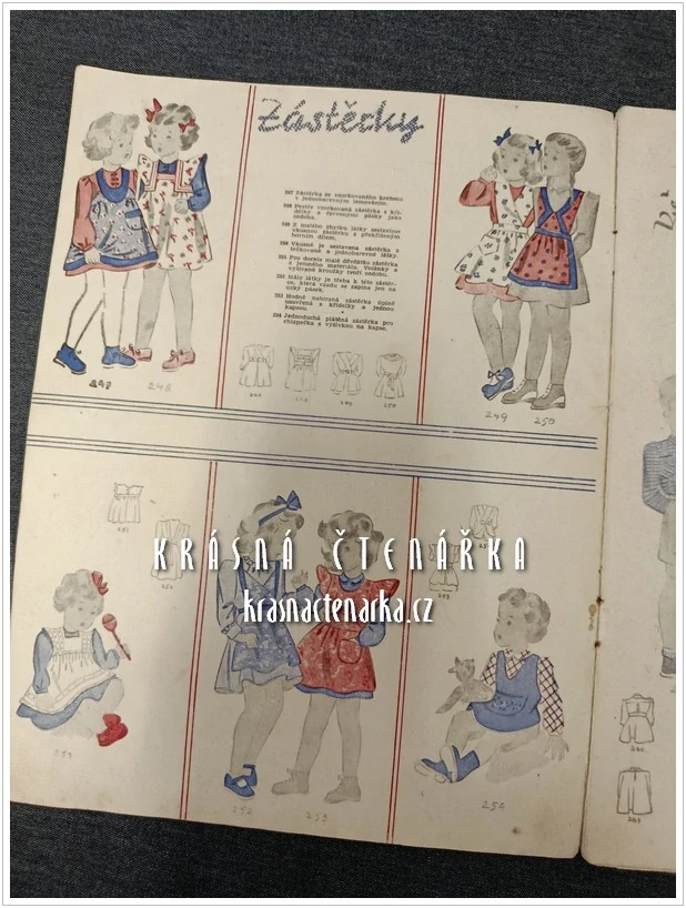 DĚTSKÁ MÓDA Podzim - zima 1946/47, Vydavatel Karel Berner, módní časopisy