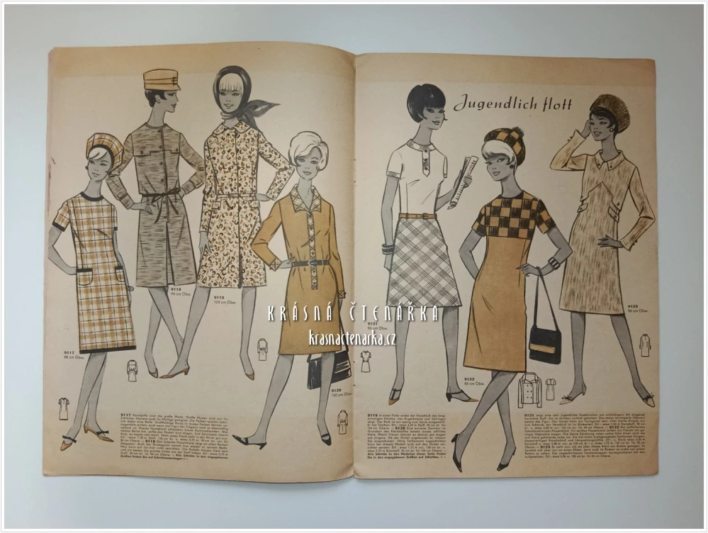 MODE UND SCHNITT Heft 091/1966 | Módní časopis s krejčovskými střihy z NDR