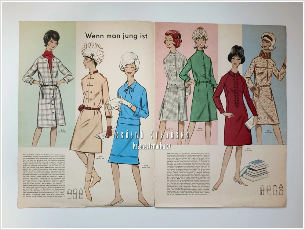 MODE UND SCHNITT Heft 084/1964 | Módní časopis s krejčovskými střihy z NDR