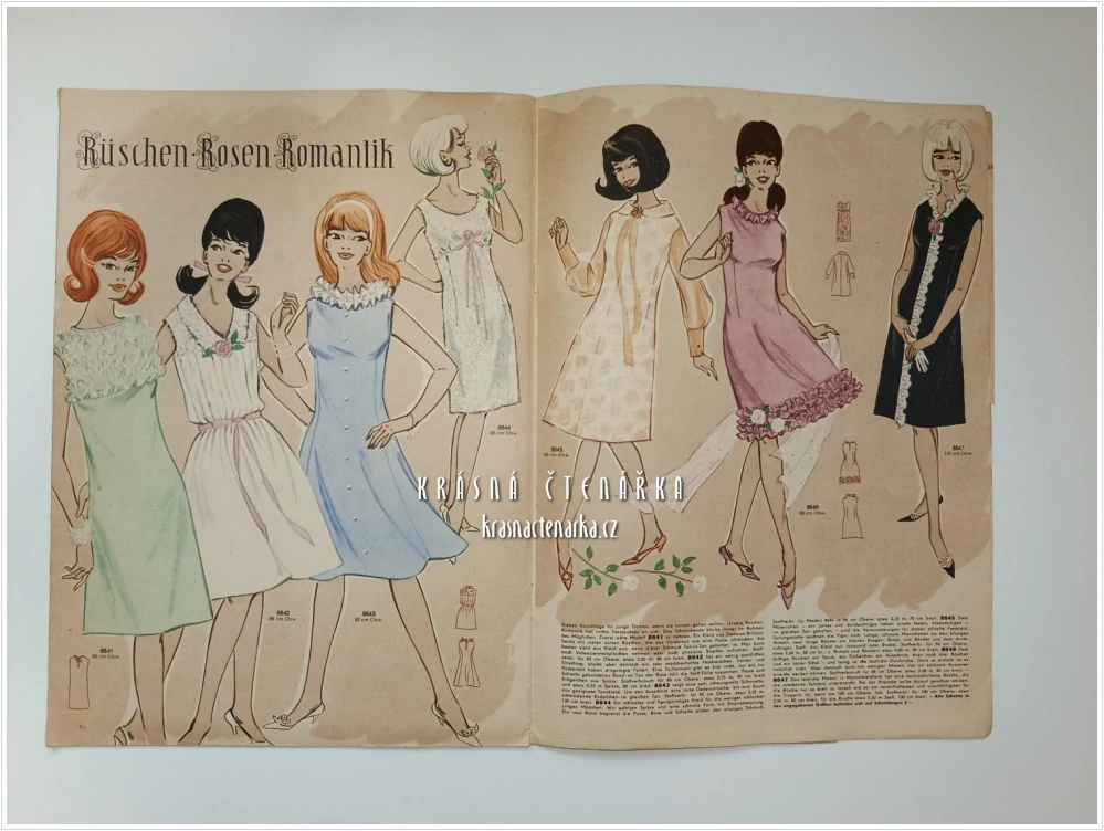 MODE UND SCHNITT Heft 086/1965 | Módní časopis s krejčovskými střihy z NDR
