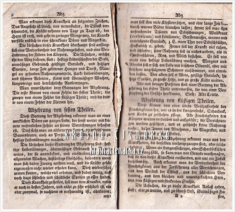 MEDICINISCHES HAND-LEXIKON (I. Band) … worinn alle Krankheiten, die verschiedenen, und jeder Krankheit ... , vydáno 1782