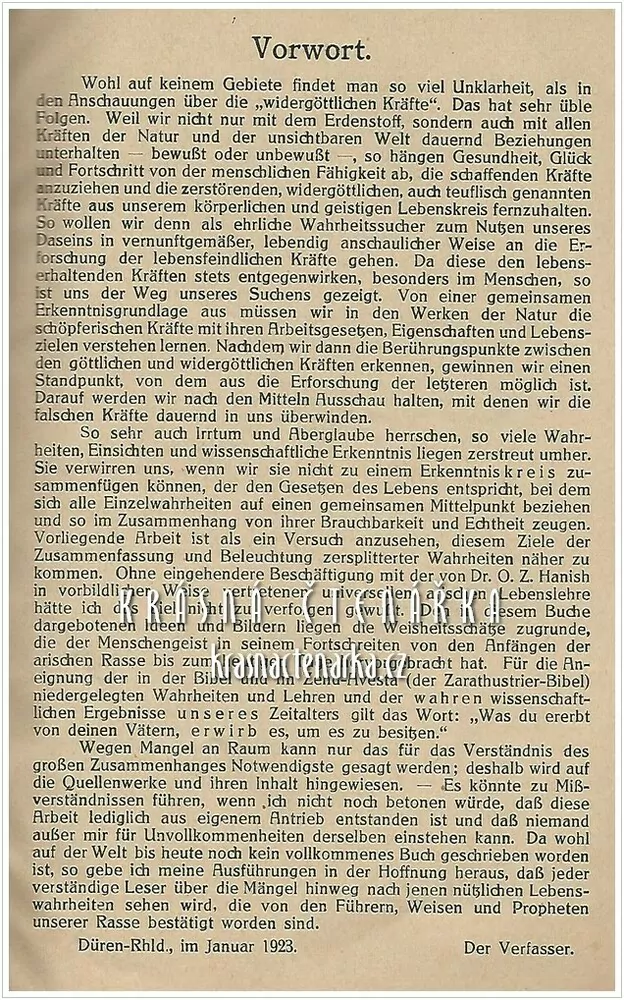 DIE WIDERGÖTTLICHEN KRÄFTE (Finnendahl Friedrich)