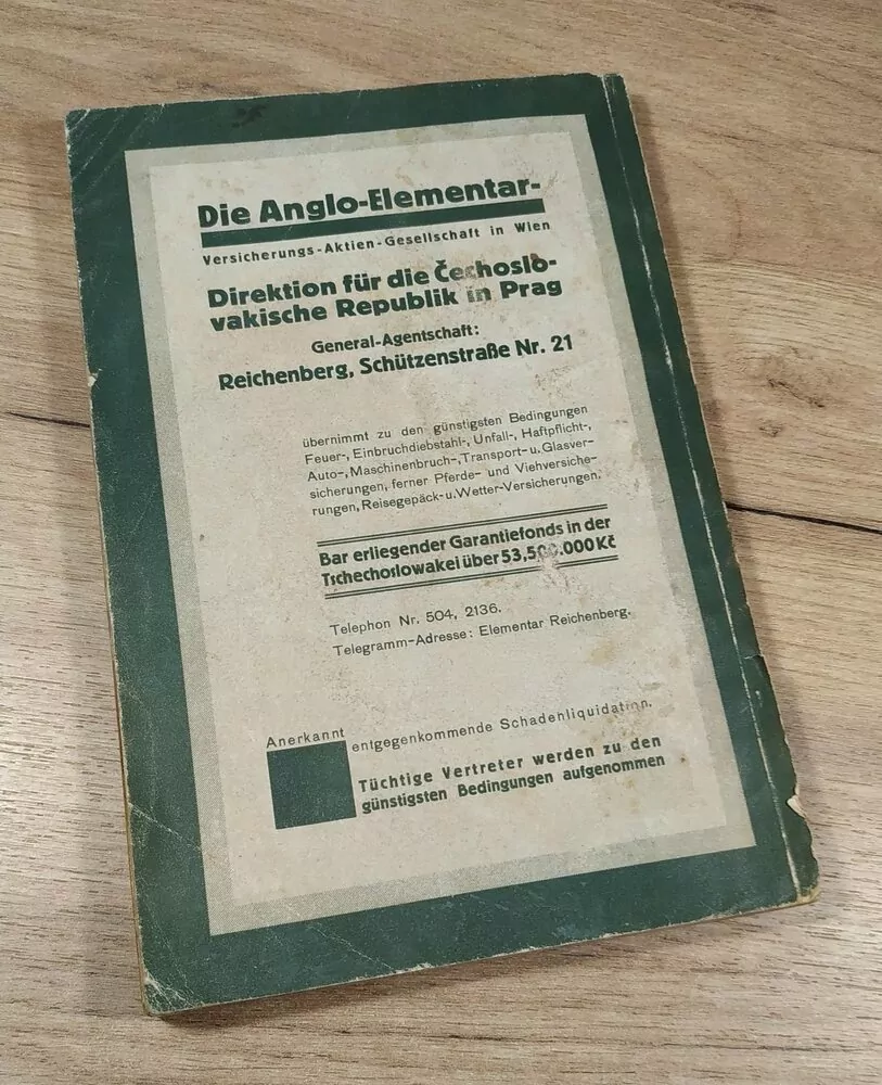 44. JAHRBUCH DES DEUTSCHEN GEBIRGSVEREINES 1934 Reichenberg u. Gablonz a/N. (Ročenka Liberec, Jablonec n/N. a okolí)
