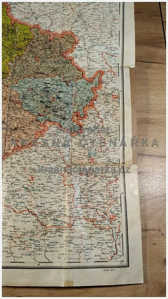 MAPA: MÍSTOPISNÁ MAPA ČECH