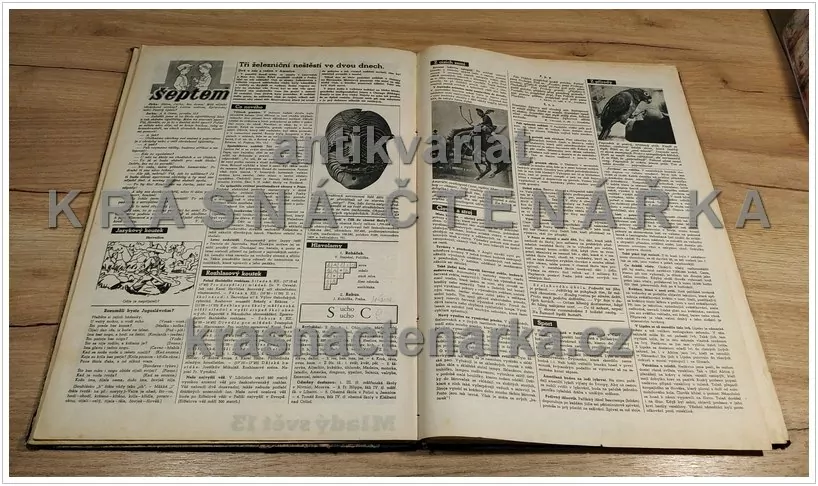 Týdenní noviny pro mládež MLADÝ SVĚT 1936 - 1937, ročník 8. (38 čísel)