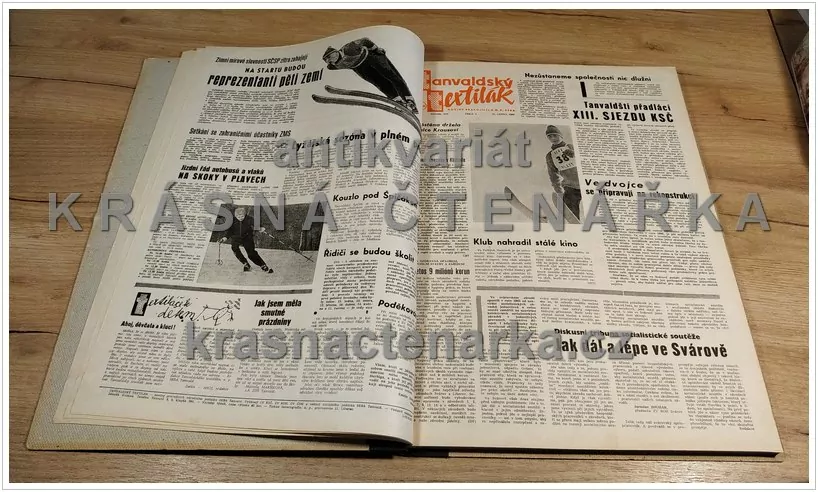TANVALDSKÝ TEXTILÁK, noviny pracujících n. p. Seba 