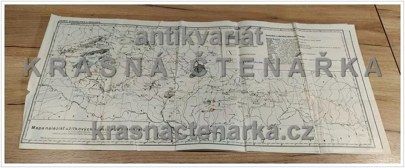 Přehledná geologická mapa ČESKOSLOVENSKÉ REPUBLIKY 