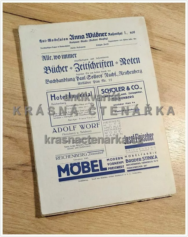 HEIMATKUNDE DES KREISES REICHENBERG in Böhmen II-3 (Liberecko)