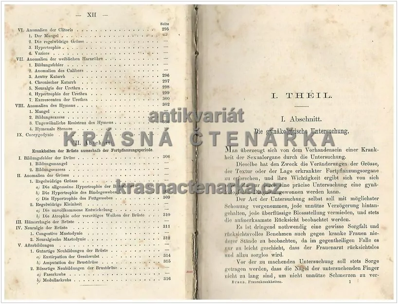 COMPENDIUM DER FRAUENKRANKHEITEN (Braun Gustav August)