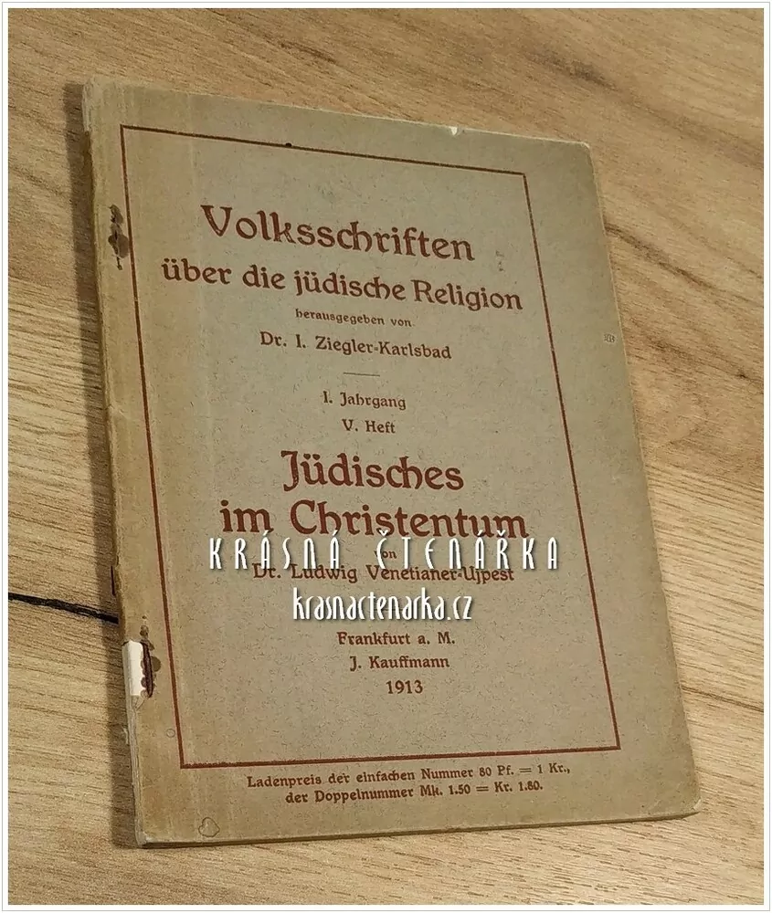 JÜDISCHES IM CHRISTENTUM (Venetianer - Ujpest Ludwig)