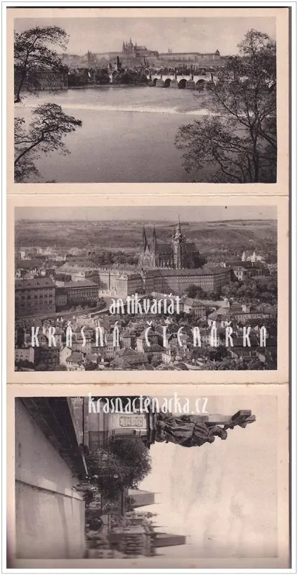 PRAHA (Leporelo s 12 ks pohlednic)