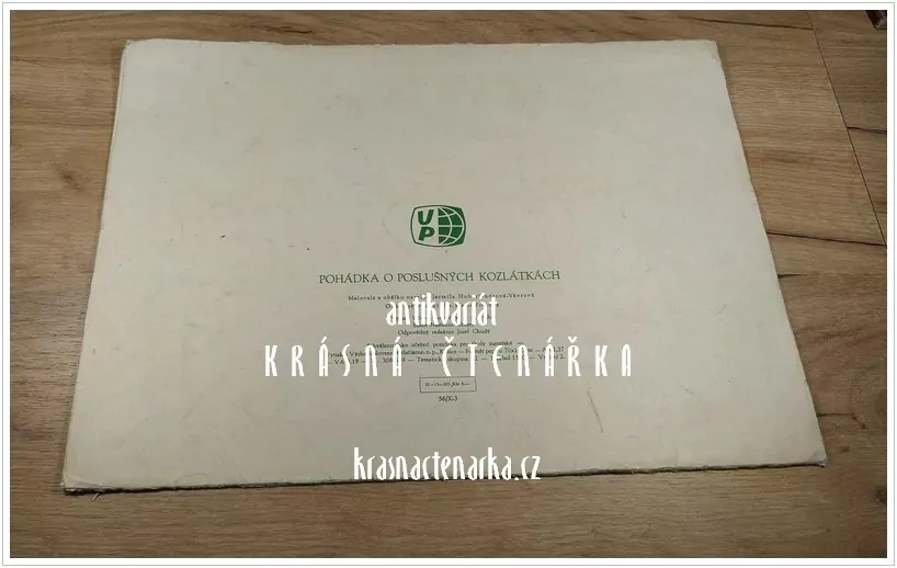 POHÁDKA O POSLUŠNÝCH KOZLÁTKÁCH, pohádka podle Bartošovy Kytice (il. Hoberlandtová-Vávrová Jarmila)