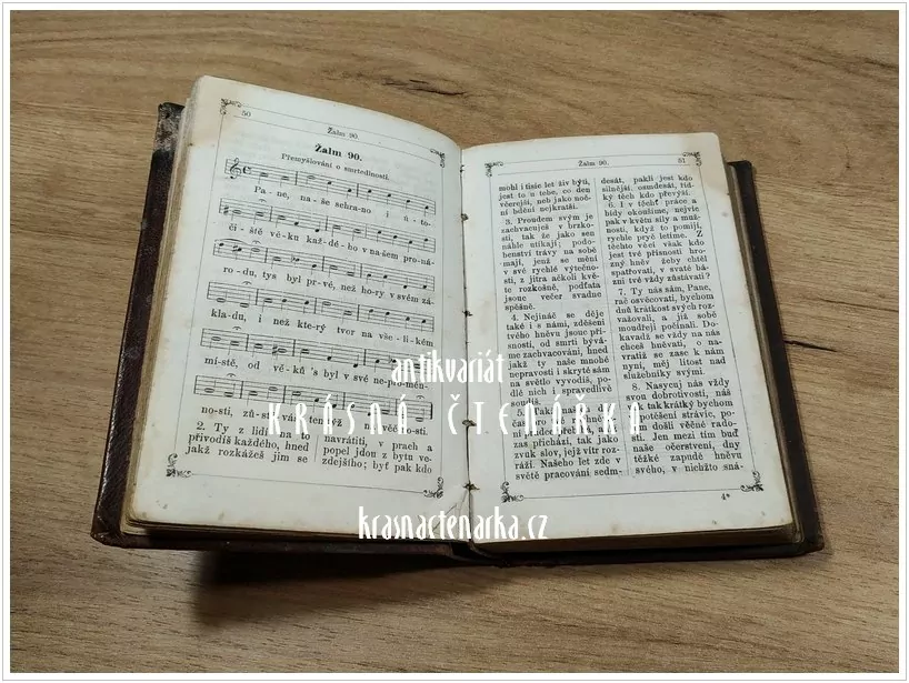 MALÝ KANCIONÁL to jest výbor žalmů a psíní duchovních k nejpilnější potřebě lidu evangelického v domě, ve škole a ve sboru (sestavil Utíkal Karel, 1868)