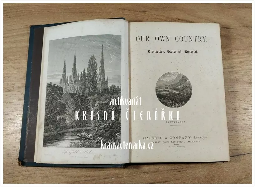 OUR OWN COUNTRY, Decriptive, Historical, Pictorial, 2 díly, vydáno cca 1890