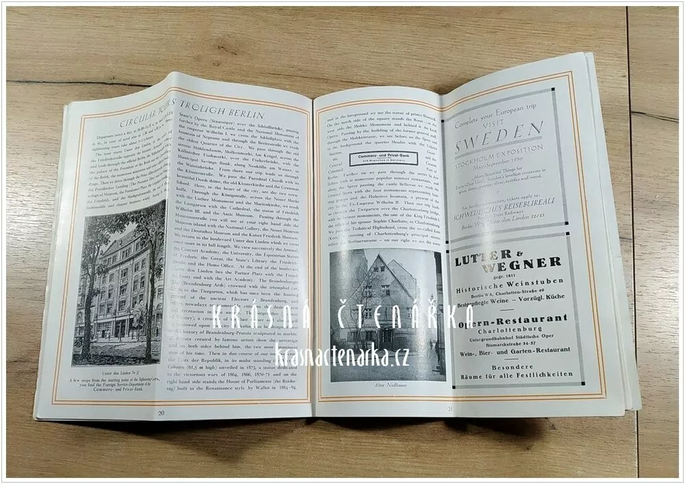 TIEN'S BEROLINA RUNDFAHRTEN, reklamní brožura výletních autobusů