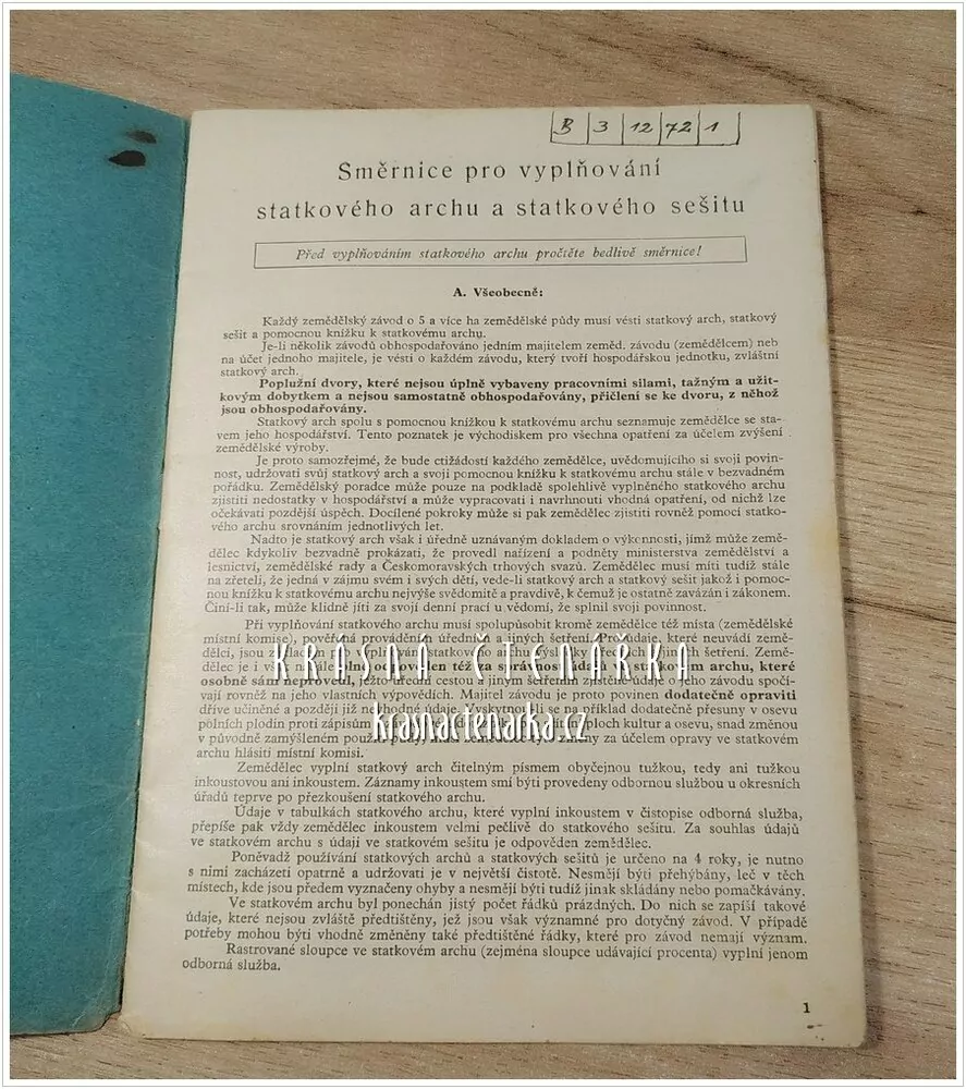 STATKOVÝ SEŠIT 1941 - 1945