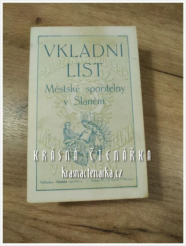VKLADNÍ LIST Městké spořitelny, Slaný