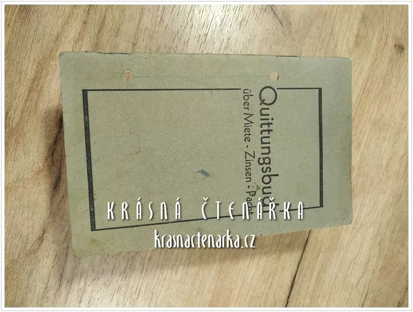 QUITTUNGSBUCH über Miete - Zinsen - Pacht, Liberecká záložna