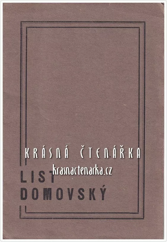 DOMOVSKÝ LIST získaný narozením po otci, Bratříkov