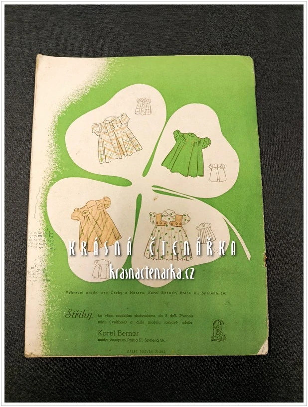 DĚTSKÁ MÓDA Léto 1947, Vydavatel Karel Berner, módní časopisy