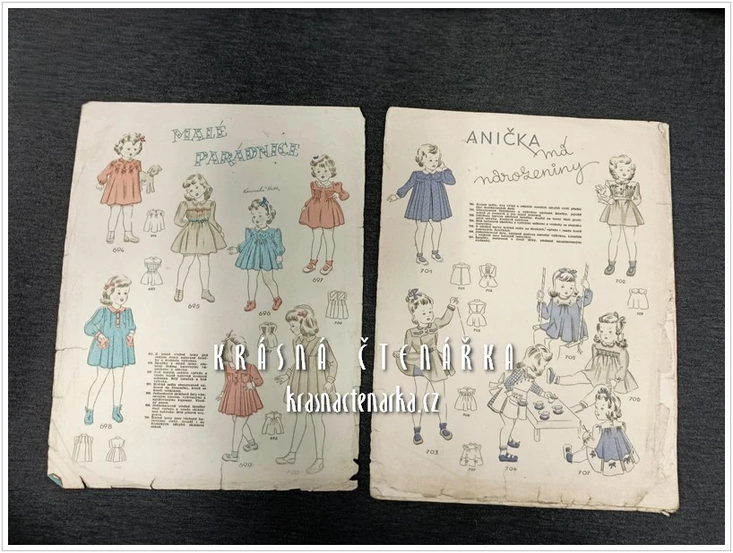 DĚTSKÁ MÓDA Zima 1948, Vydavatel Karel Berner, módní časopisy