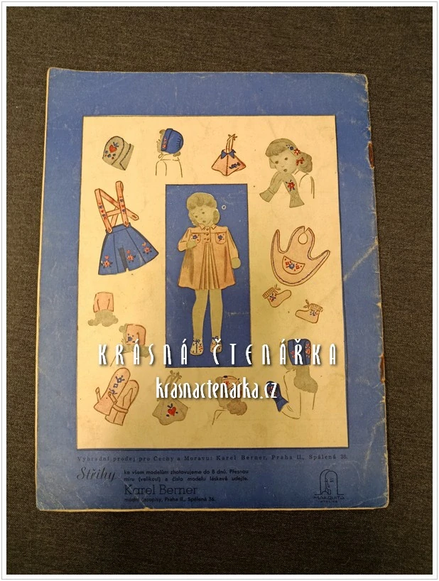 DĚTSKÁ MÓDA Podzim - zima 1946/47, Vydavatel Karel Berner, módní časopisy